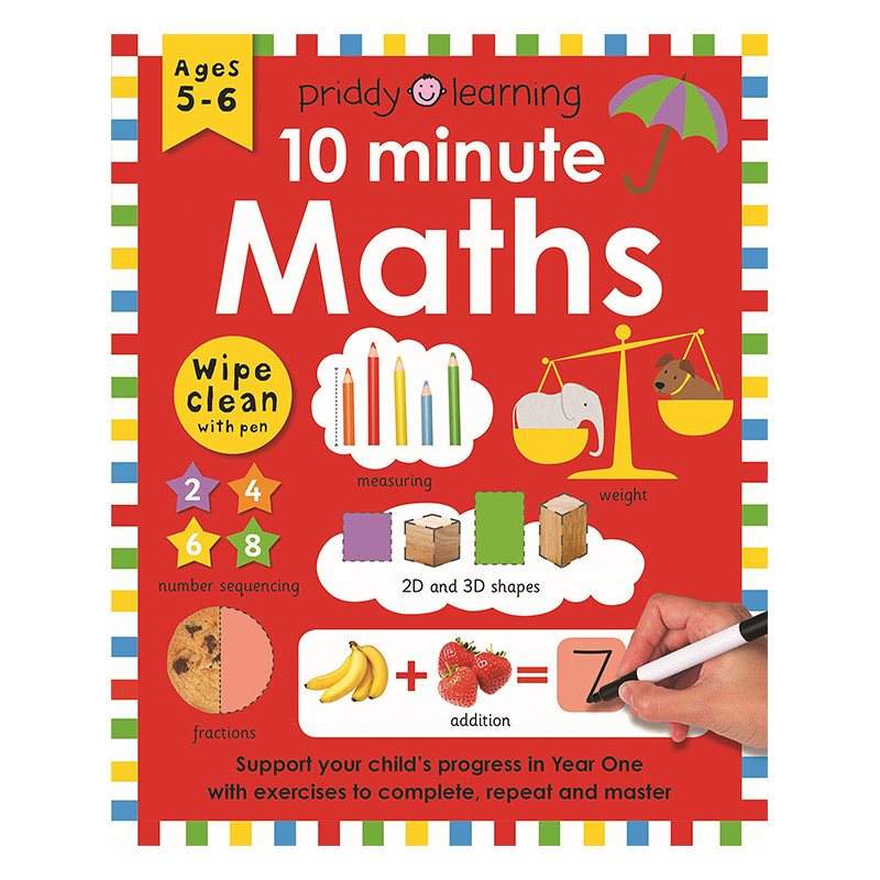 Wipe Clean with Pen: 10 Minute Maths