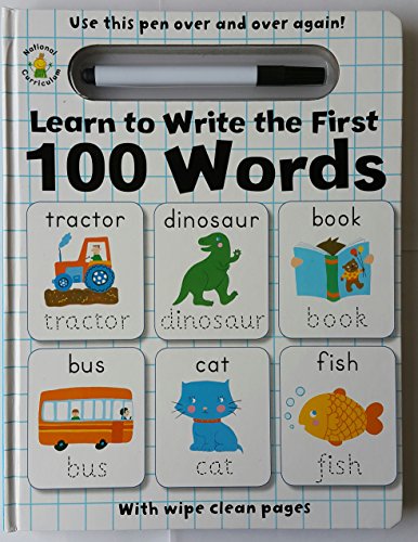 Let's Learn to Write the First 100 Words with Wipe Clean Pages