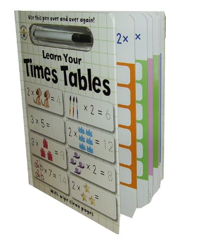 Learn Your Times Tables with Wipe Clean Pages