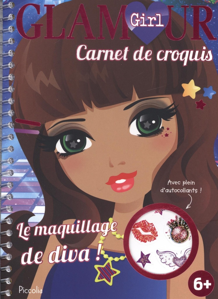 Glamour girl carnet maquillage de diva