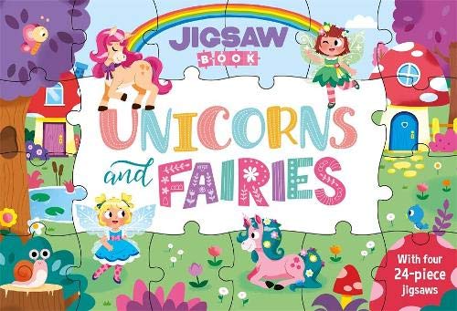 Jigsaw Book: Unicorn and Fairies