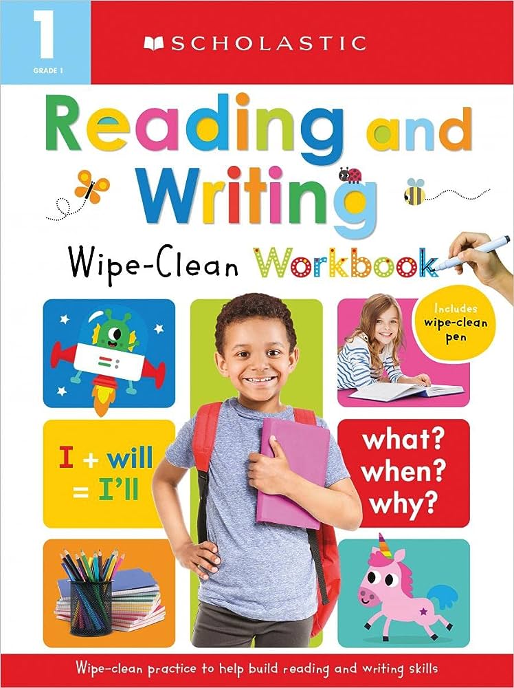 First Grade Reading/Writing Wipe Clean Workbook
