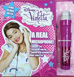 Disney Violetta Book + Microphone