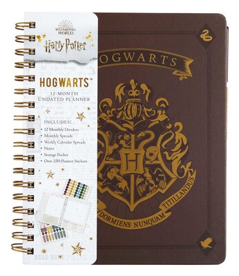 Harry Potter: Hogwarts 12-Month Undated Planner