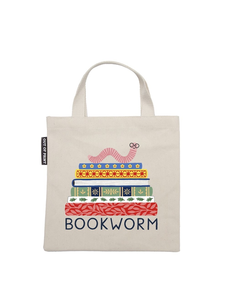 Bookworm Mini Tote Bag