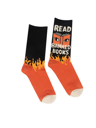 Read Banned Books Socks S 