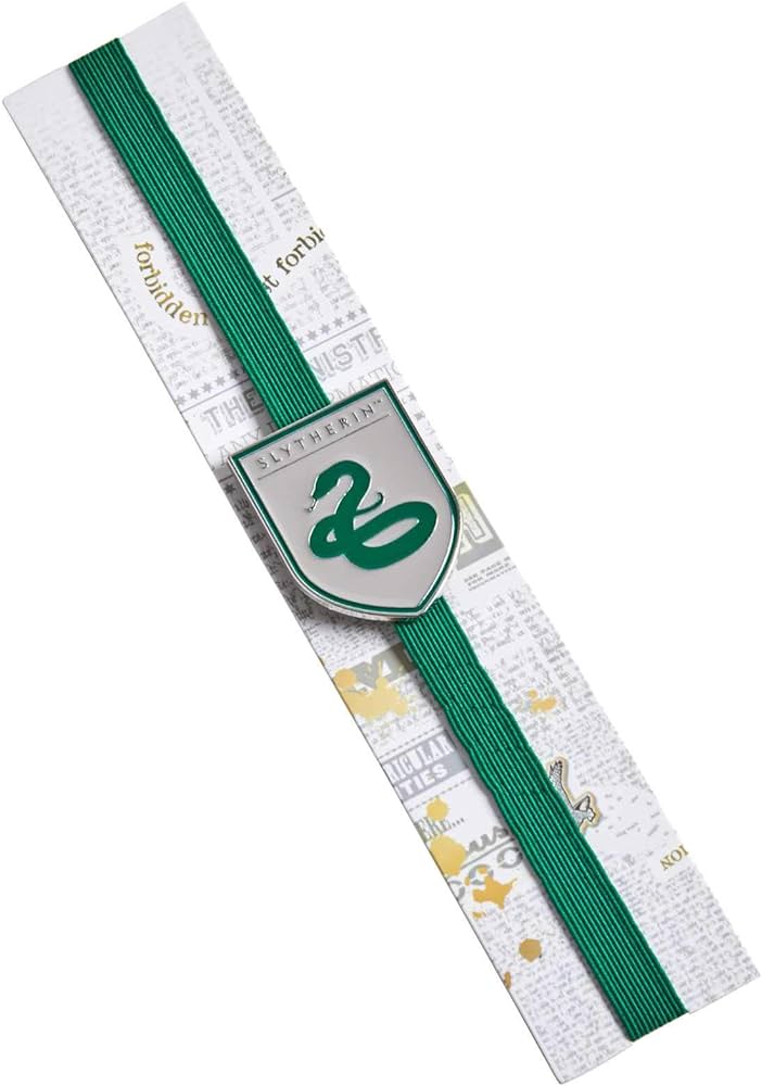 Harry Potter: Slytherin Enamel Charm Bookmark