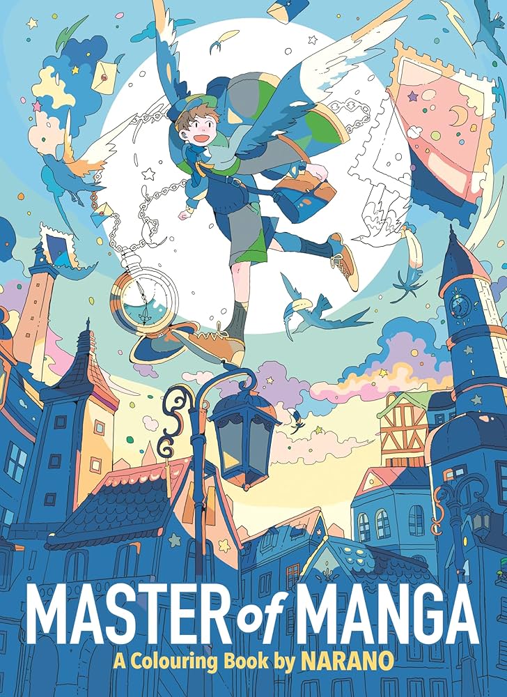 MASTER OF MANGA: A Colouring Book