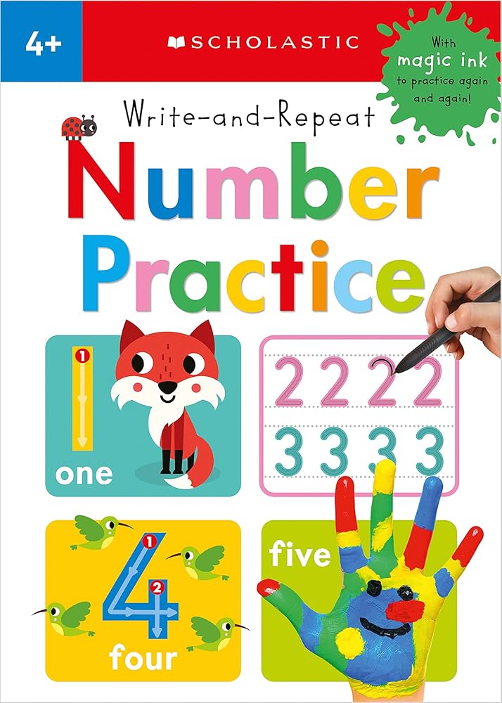 Write-and-Repeat Number Practice