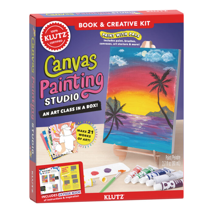KLUTZ Canvas Painting Studio Craft Kit