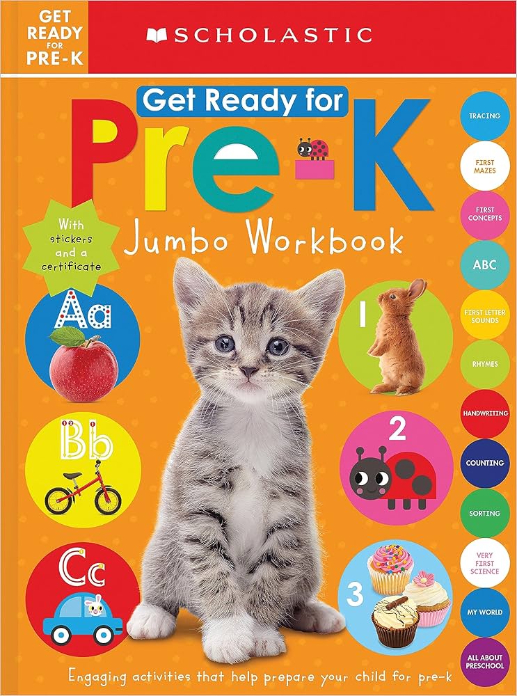 Get Ready for Pre-K Jumbo Workbook
