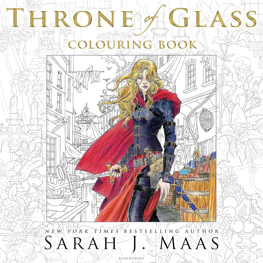 Throne of Glass Colouring Book