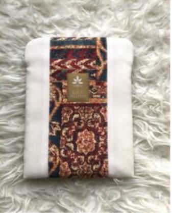 Red Pattern Book sleeve- Large