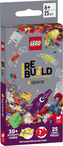 LEGO® Books: ReBuild Activity Cards: Space (with over 30 activity cards and 25 L