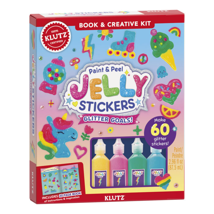 Paint & Peel Jelly Stickers: Glitter Goals!