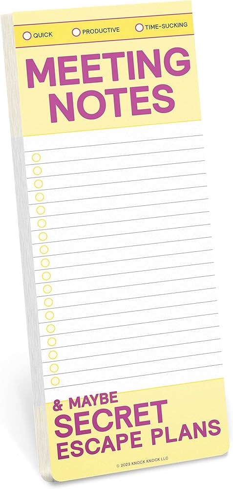 Knock Knock Meeting Notes Make-a-Li