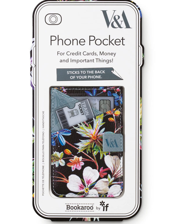 V&A Bookaroo Phone Pocket - Sundour Pheasant