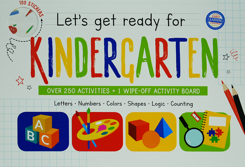 Lets Get Ready For Kindergarten, 240 Activities+wipeoff Board