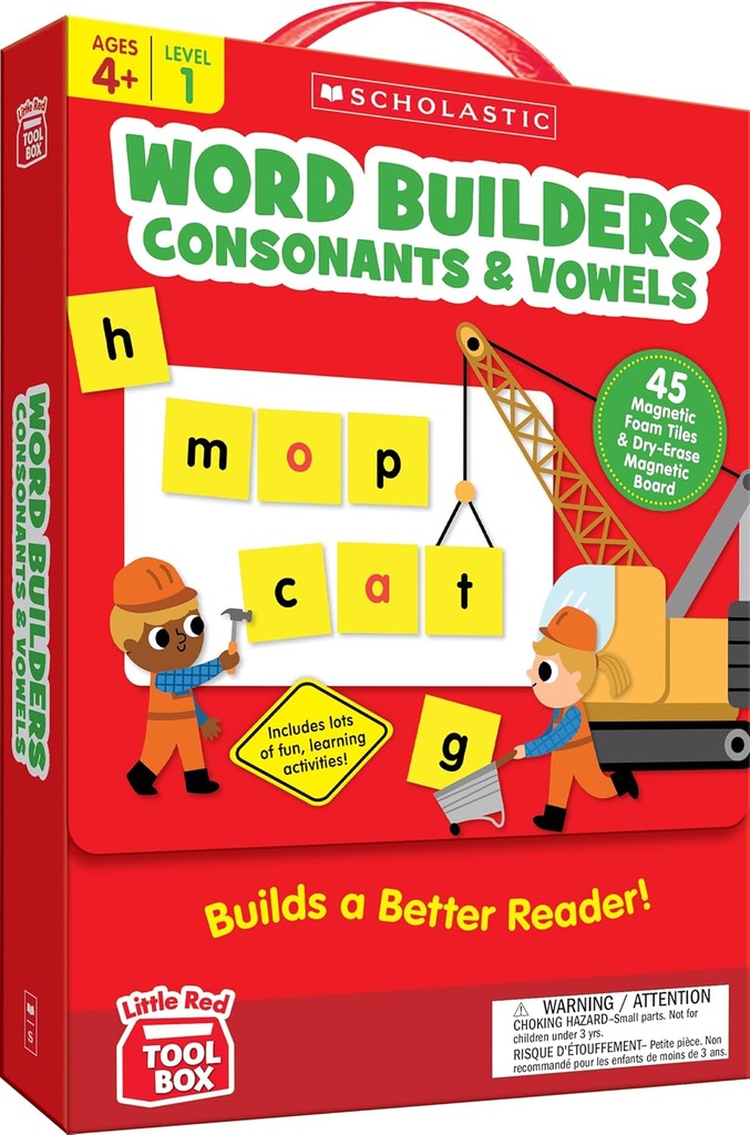Little Red Tool Box: Word Builders: Consonants & Vowels