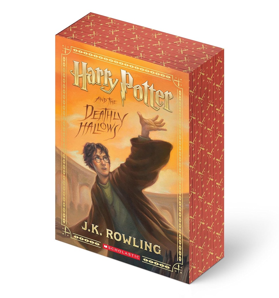 Harry Potter and the Deathly Hallows (Stenciled Edges) (Harry Potter, Book 7)