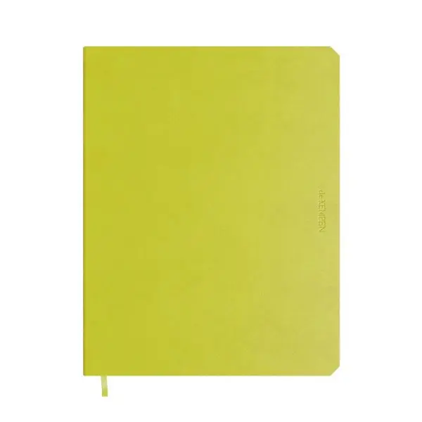 de KEMPEN Notebook Lime green - Large blank