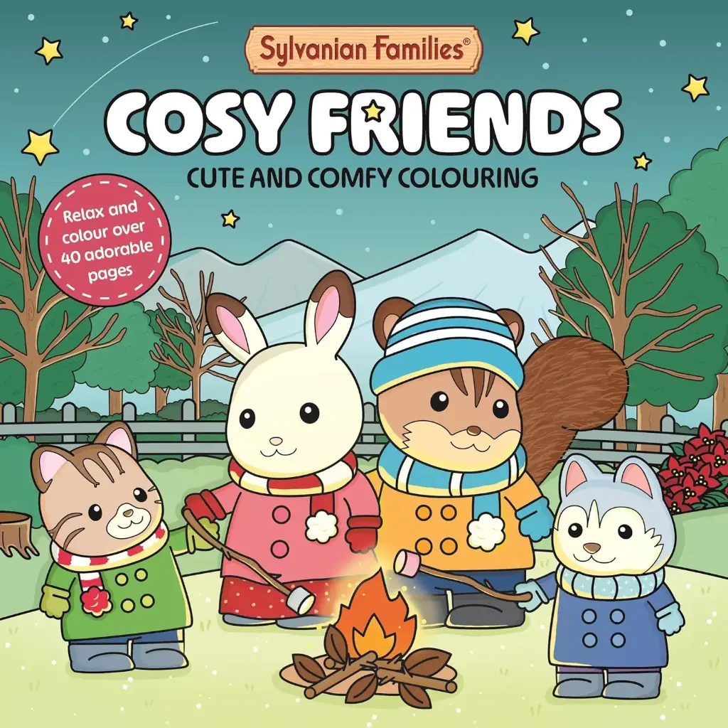 Sylvanian Families Cosy Friends: Cute and Comfy Colouring