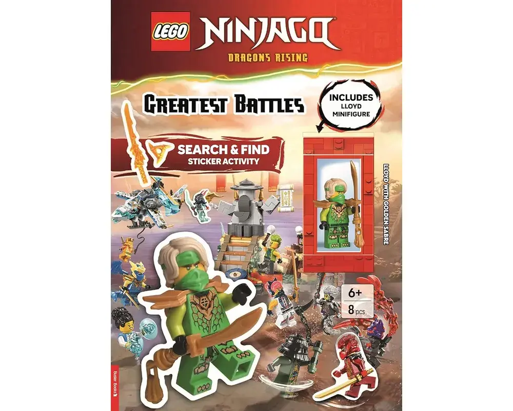 LEGO® NINJAGO® Greatest Battles Search & Find Sticker Activity Book