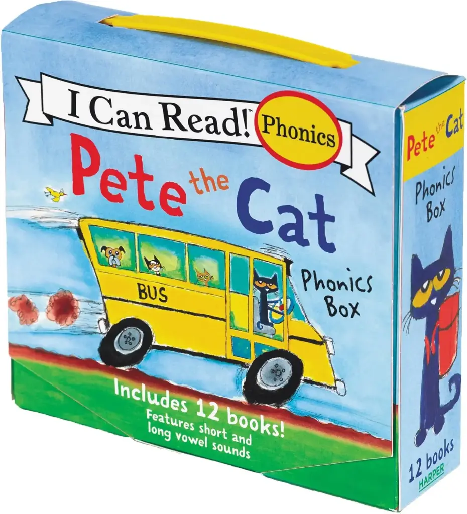 Pete the Cat: Phonics Fun! Includes 12 Books to Help Your Child Learn to Read