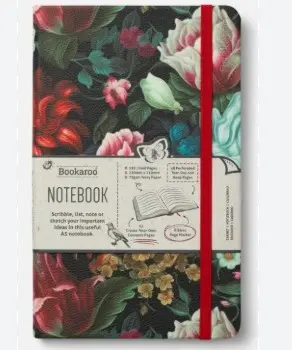 Bookaroo A5 Journal - Dark Floral