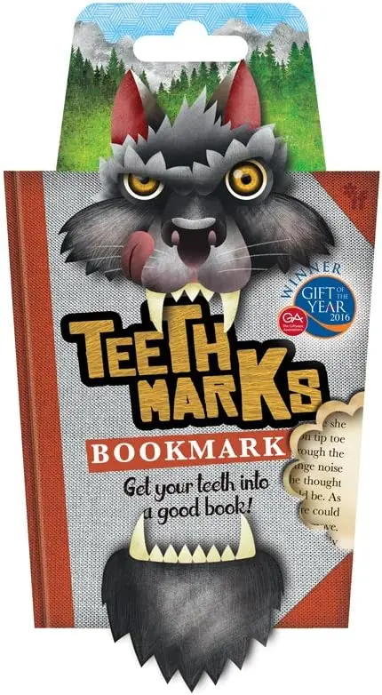 TeethMarks Bookmarks - Wolf