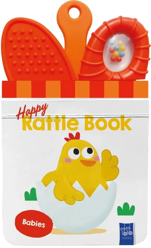 Happy Rattle Book Babies.