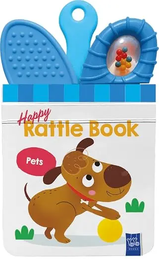 
Happy Rattle Book: Pets