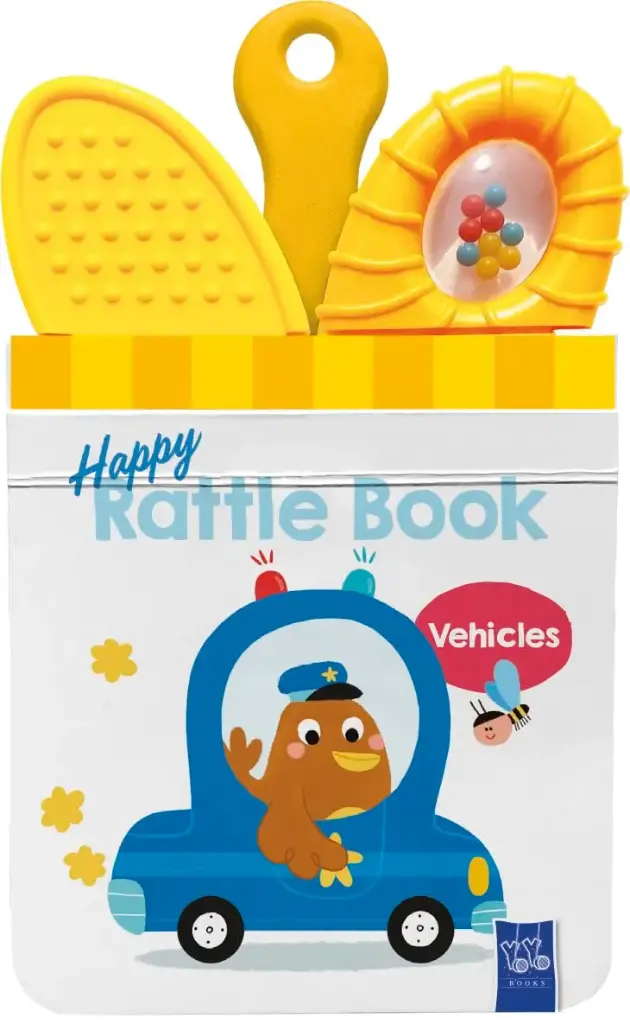 
Happy Rattle Book: Vehicles