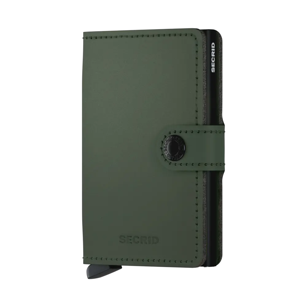 Secrid Miniwallet Matte MM-Green-Black