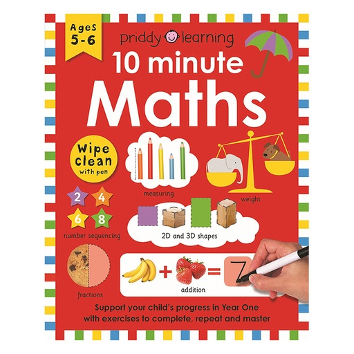 [9781783416592] Wipe Clean with Pen: 10 Minute Maths