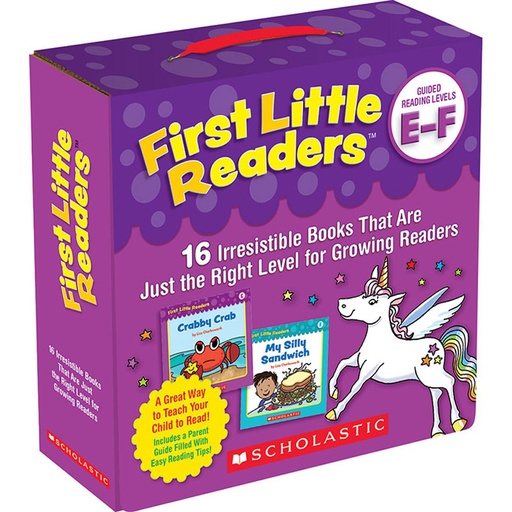 [9781338256574] First Little Readers: Guided Reading Levels E & F (Parent Pack)