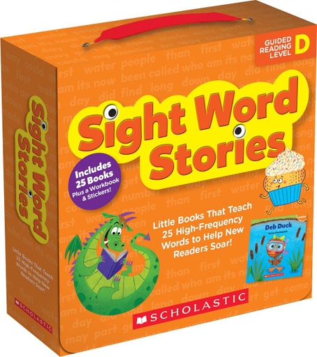 [9781338740608] Sight Word Stories: Level D (Parent Pack)