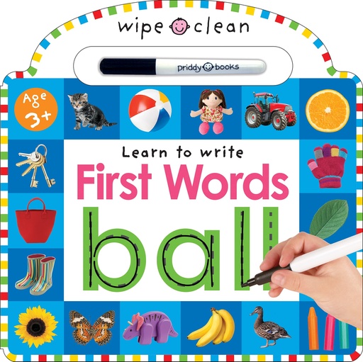 [9780312513931] Wipe Clean: First Words