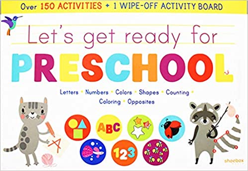 [9781988142944] Lets Get ready for Preschool over150 activities+wipe off board