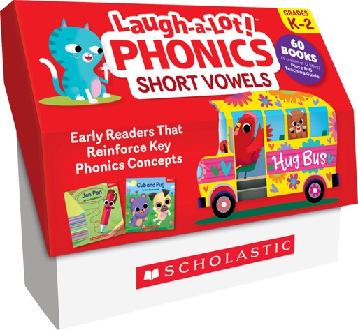 [9781338804539] Laugh-A-Lot Phonics: Short Vowels (Classroom Set)