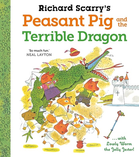 [9780571361229] Richard Scarry's Peasant Pig and the Terrible Dragon