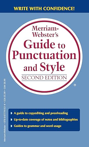 [9780877799214] Merriam-Webster’s Guide to Punctuation and Style