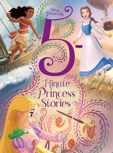 [9781484716410] Disney Princess: 5-Minute Princess Stories