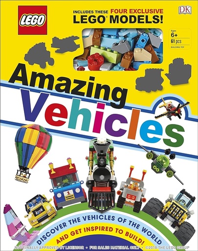 [9780241363508] LEGO Amazing Vehicles
