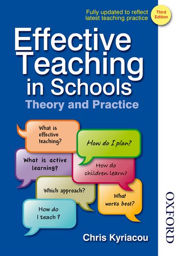 [9781408504239] Effective Teaching in Schools Theory and Practice Third Edition