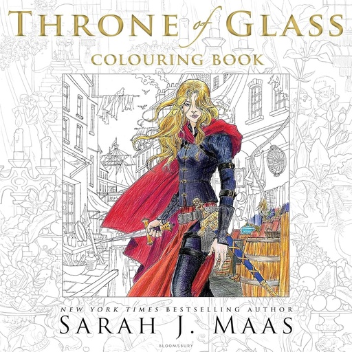 [9781408881422] Throne of Glass Colouring Book