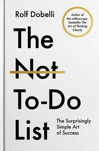 [9781805463283] The Not-To-Do List