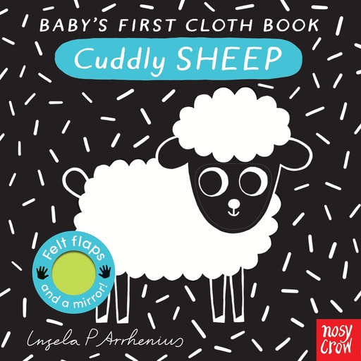[9781805134077] Baby's First Cloth Book: Cuddly Sheep