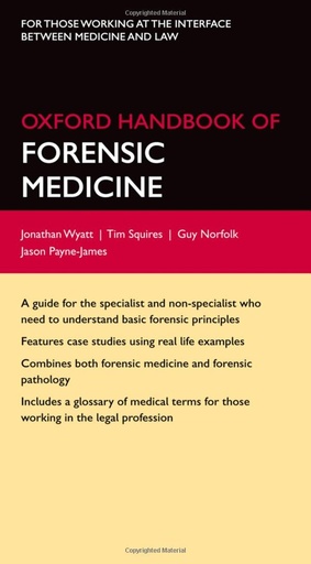 [9780199229949] Oxford Handbook of Forensic Medicine