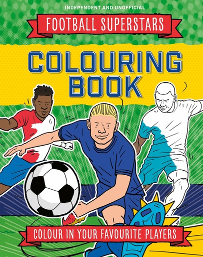 [9781804539071] Football Superstars Colouring Book